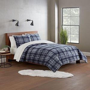 UGG Avery 3- piece Reversible Full/Queen Set in Pacific Blue Plaid ❗️SOLD ❗️